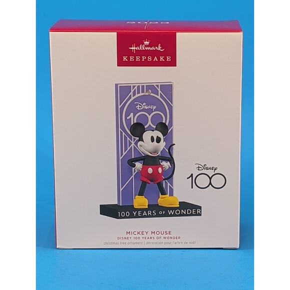 Hallmark Keepsake Christmas Ornament 2023, Disney 100 Years Wonder Mickey Mouse - Picture 1 of 6